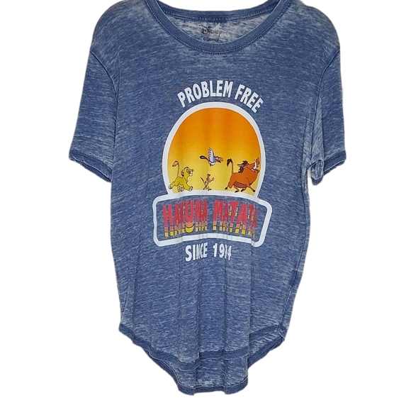 Disney Tops - Disney Women's Size Medium Burnout Thrashed Lion King Tee